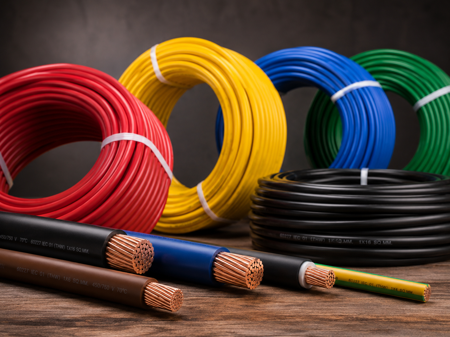 สายไฟฟ้าและเคเบิลทุกประเภท (Cables & Wires)