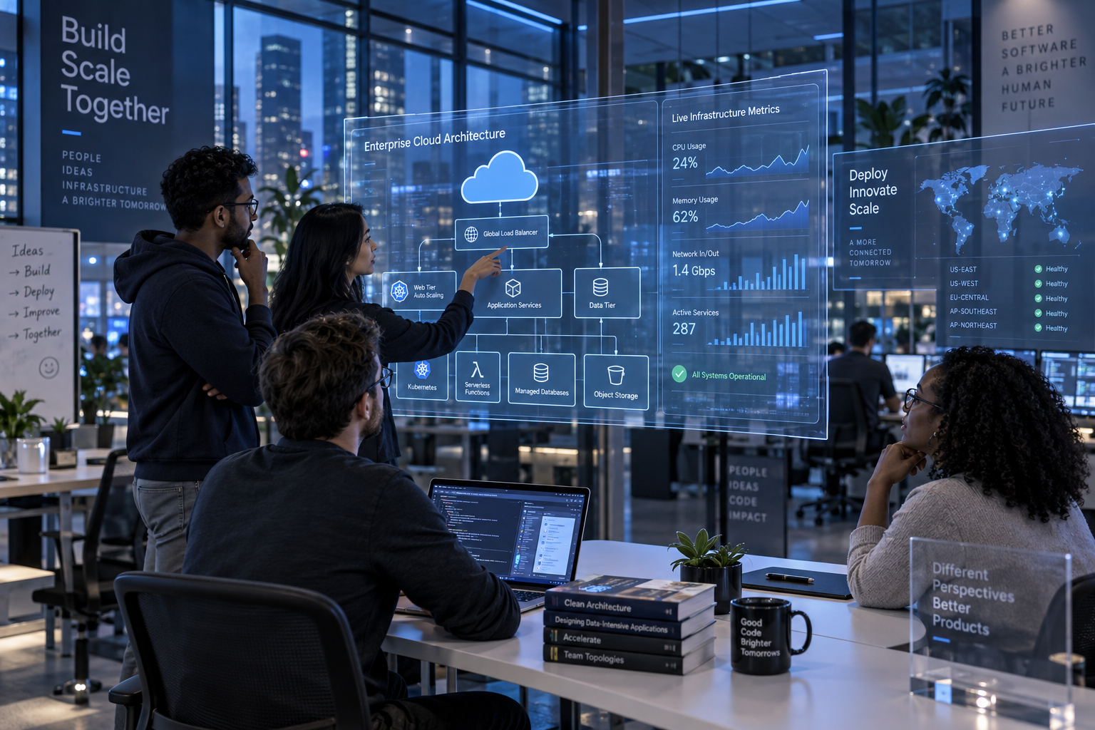 พัฒนาซอฟต์แวร์และคลาวด์โซลูชันระดับองค์กร (Enterprise Cloud Solutions)