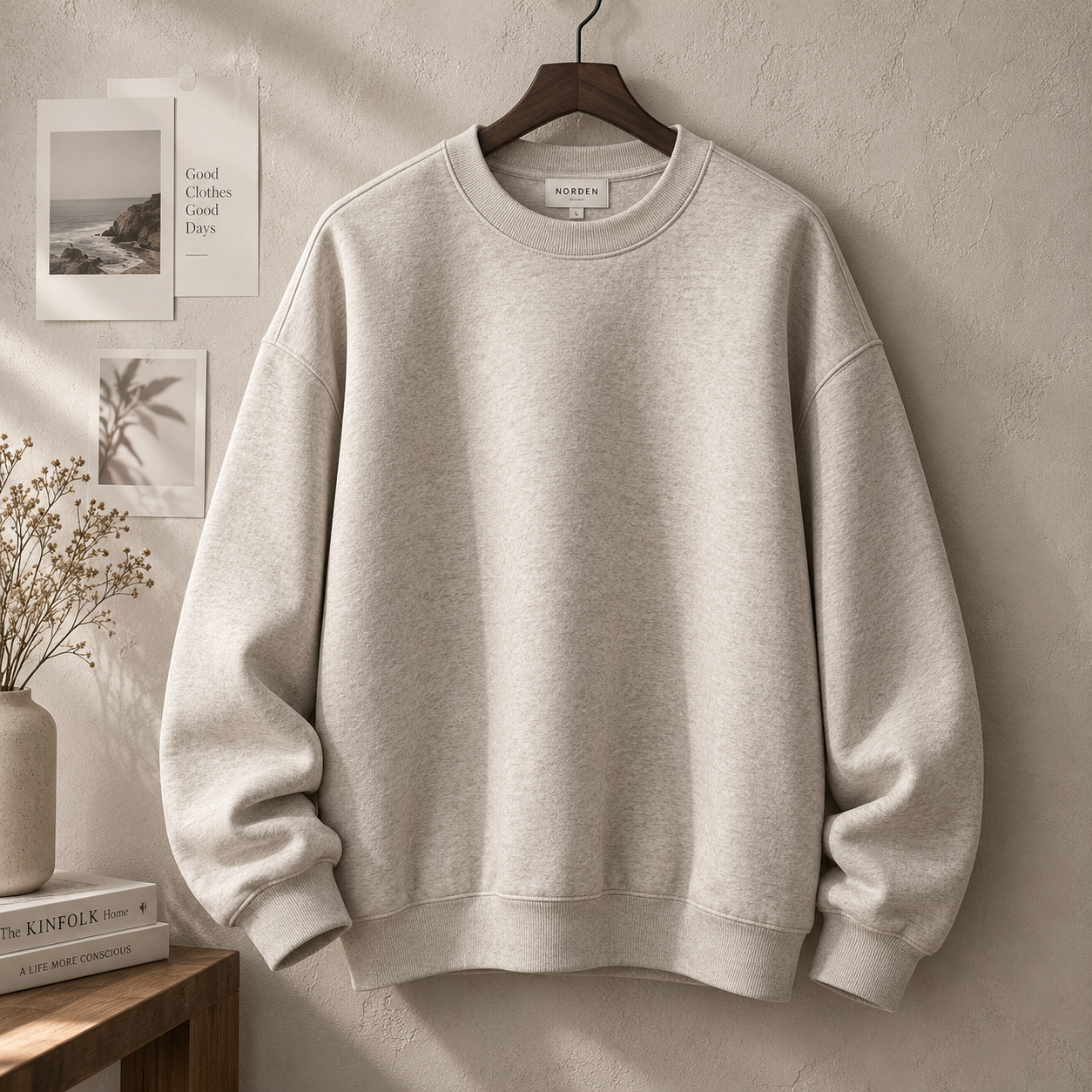 เสื้อกันหนาว Oversize แขนยาว